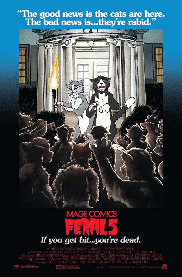 High Horse Comics / Joey from Pico Comics / Heavy Mental Trish Forstner Night of the Creeps Homage Variant