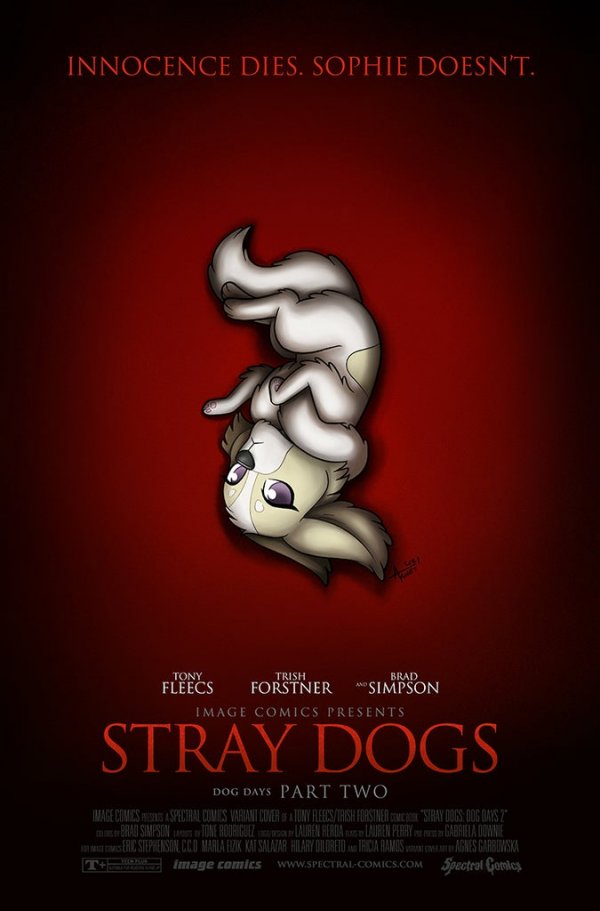 Stray Dogs: Dog Days #2 Spectral Comics Agnes Garbowska Let Me in Homage Variant with art by Agnes Garbowska