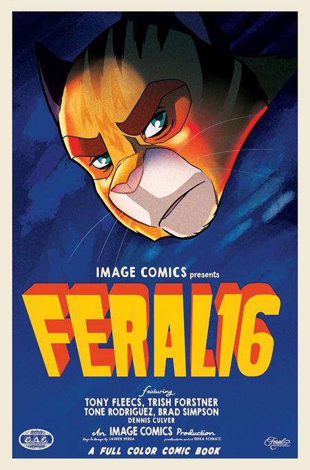 Feral #16 Cover B Trish Forstner & Tony Fleecs Dracular Movie Poster  Homage