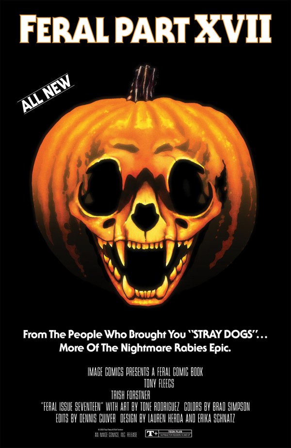 Feral #17 Halloween Homage Variant Forstner & Fleecs