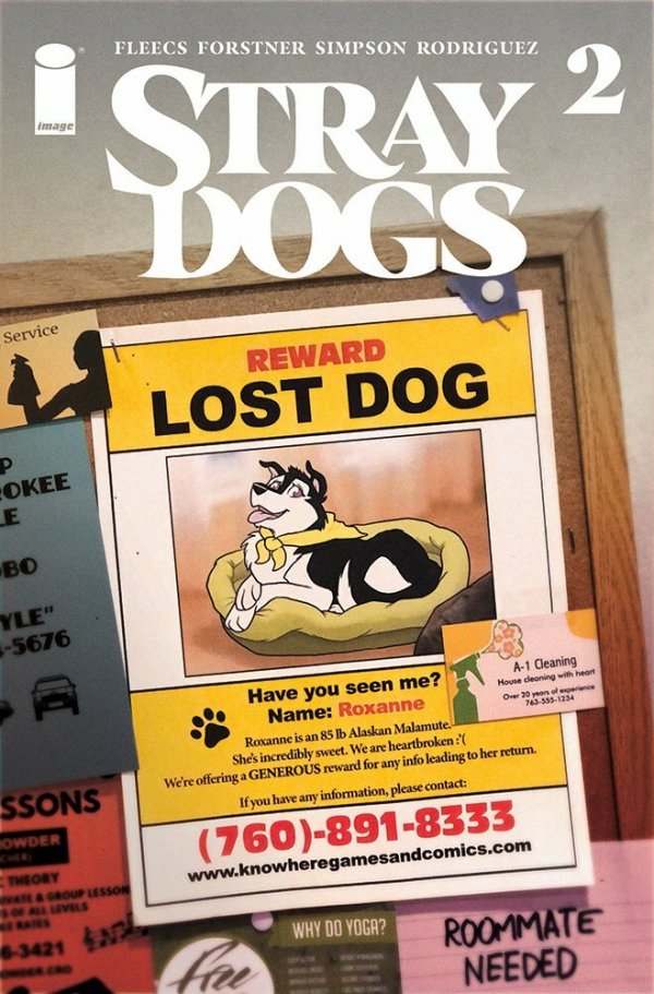 Stray Dogs #2 Collector's Paradise / Knowhere Comics Missing Poster Variant with art by Trish Forstner|Tony Fleecs