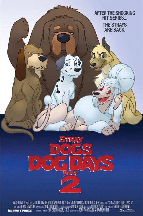Stray Dogs: Dog Days #2 Outer Limits Boro Tone Rodriguez Texas Chainsaw Massacre Part 2 Homage Variant with art by Tone Rodriguez