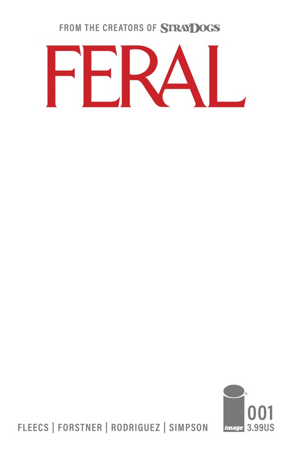 Feral #1 Cover C Blank Variant