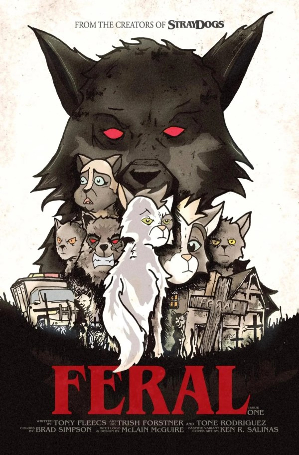 Feral #1 Pastime Comics Ken Salinas Pet Semetery Homage Variant with art by Ken Salinas|Ken Salinas|Mclain McGuire