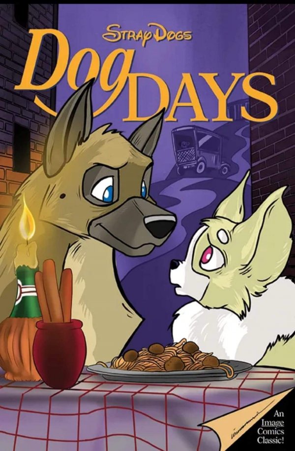 Stray Dogs: Dog Days #1 Hero's Corner Comics / Kowabunga Comics Gorkem Demir Lady and the Tramp Homage Variant with art by Garkem Demir
