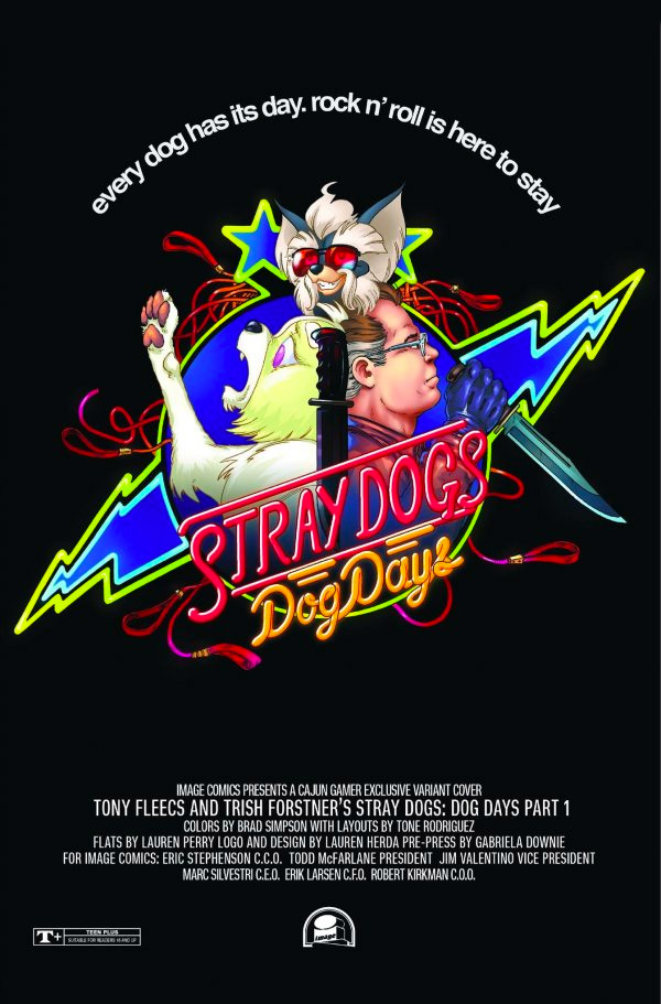 Stray Dogs: Dog Days #1 Cajun Gamer Tone Rodriguez Phantom of the Paradise Homage Variant with art by Tony Fleecs|Tone Rodriguez