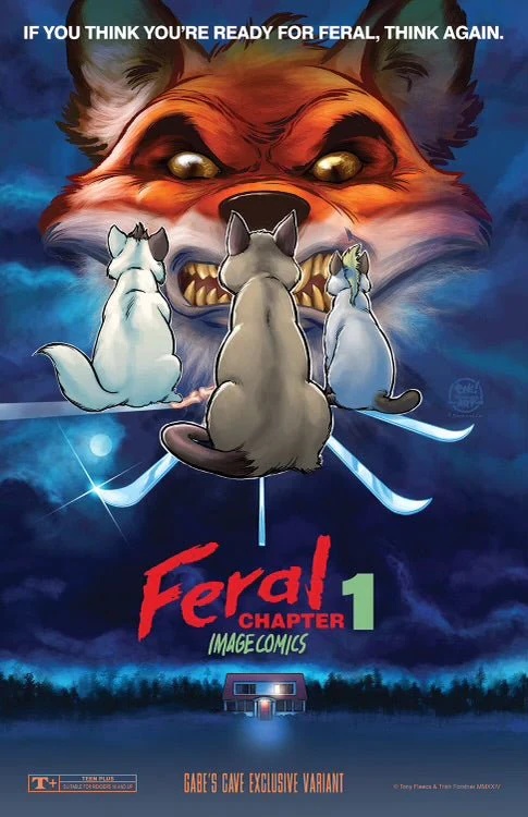 Feral #1 Gabe's Cave Tone Rodriguez A Nightmare On Elm Street 3: Dream Warriors Homage Variant with art by Tone Rodriguez|Raymund Lee