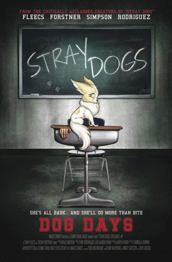 Stray Dogs: Dog Days #1 Comic Grail Vault Betsy Cola Jennifer's Body Homage Variant with art by Betsy Cola