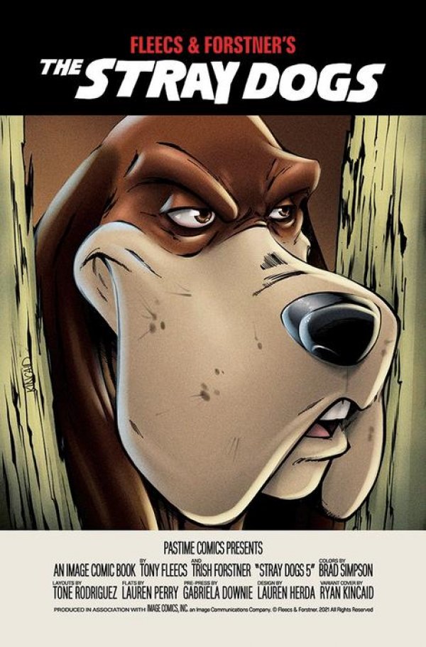 Stray Dogs #5 Big Time / Pastime Comics Ryan Kincaid The Shining Homage Variant with art by Ryan Kincaid