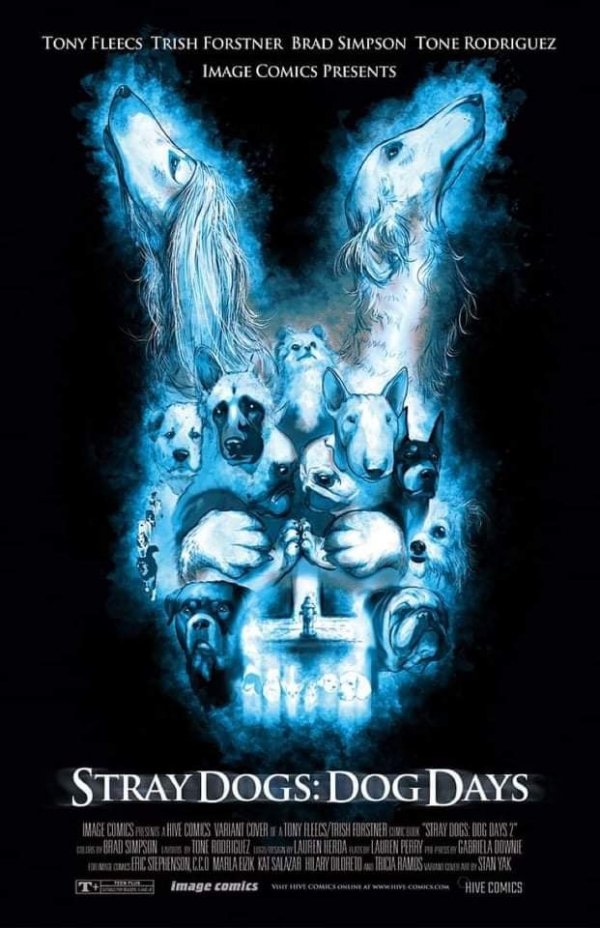 Stray Dogs: Dog Days #2 Hive Comics / Nerd Store Stan Yak Donnie Darko Homage Variant with art by Stan Yak