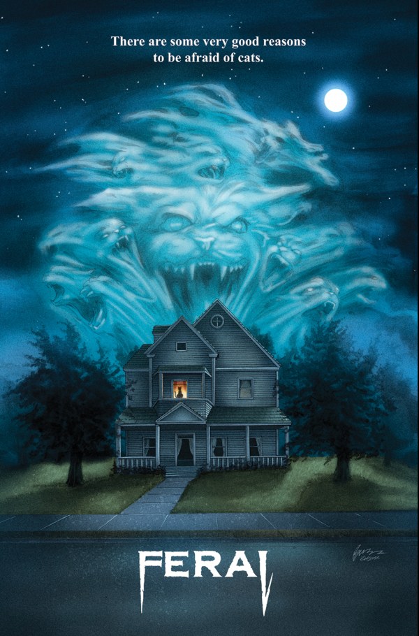 Feral #1 Epikos CCG / The Comic Collector / Nirvana Comics / Syndicate Comics Aldrin 'Buzz' Aw Fright Night Homage Variant with art by Aldrin Aw