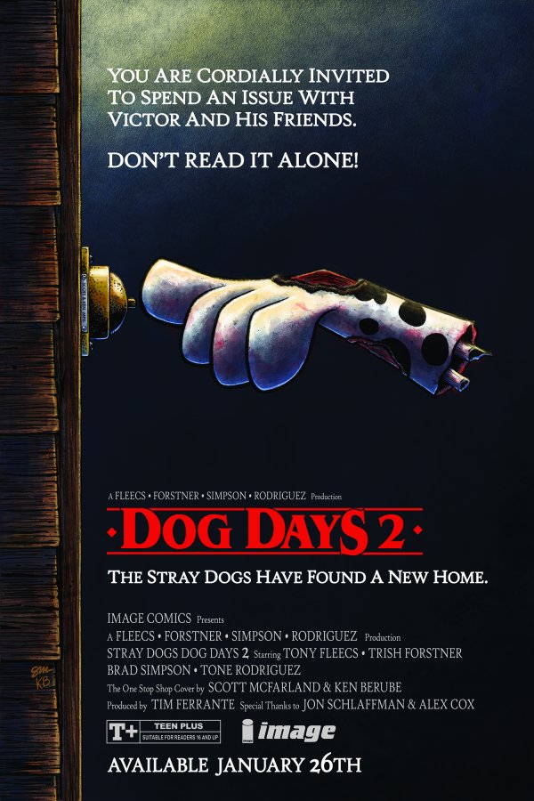 Stray Dogs: Dog Days #2 One Stop Shop Scott McFarland &amp; Ken Berube House Movie Homage Variant with art by Ken Berube|Scott McFarland