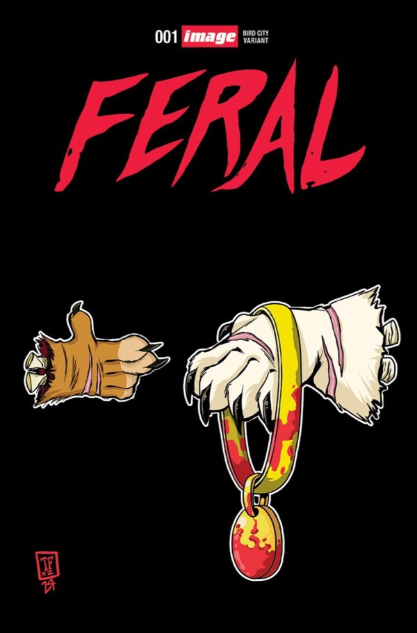 Feral #1 Bird City Comics Tony Fleecs Run the Jewels Homage Variant with art by Trish Forstner|Tony Fleecs