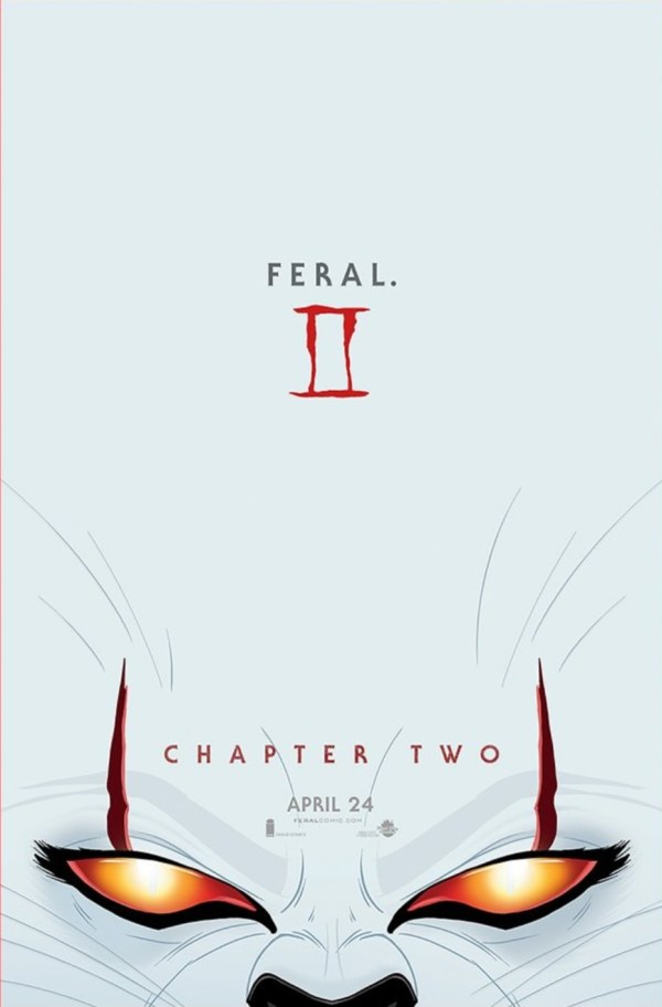 FERAL #2 EXCLUSIVE - STEPHEN KING IT CHAPTER 2 HOMAGE - FORSTNER - LTD 500