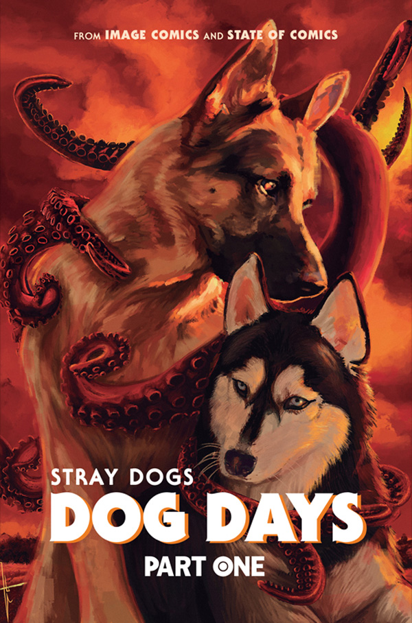 Stray Dogs: Dog Days #1 State of Comics Ingrid Gala Lovecraft Country Homage Variant with art by Ingrid Gala
