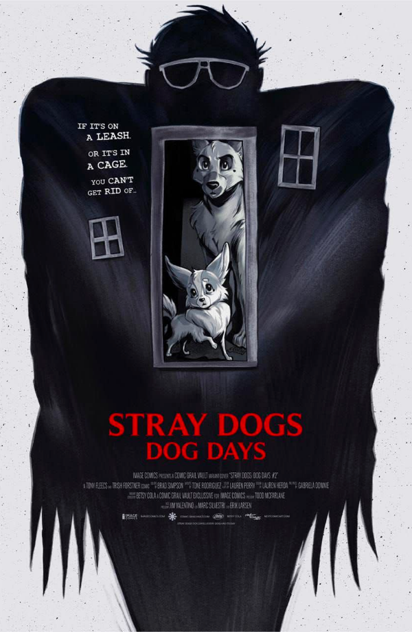 Stray Dogs: Dog Days #2 Comic Grail Vault Betsy Cola The Babadook Homage Variant with art by Betsy Cola