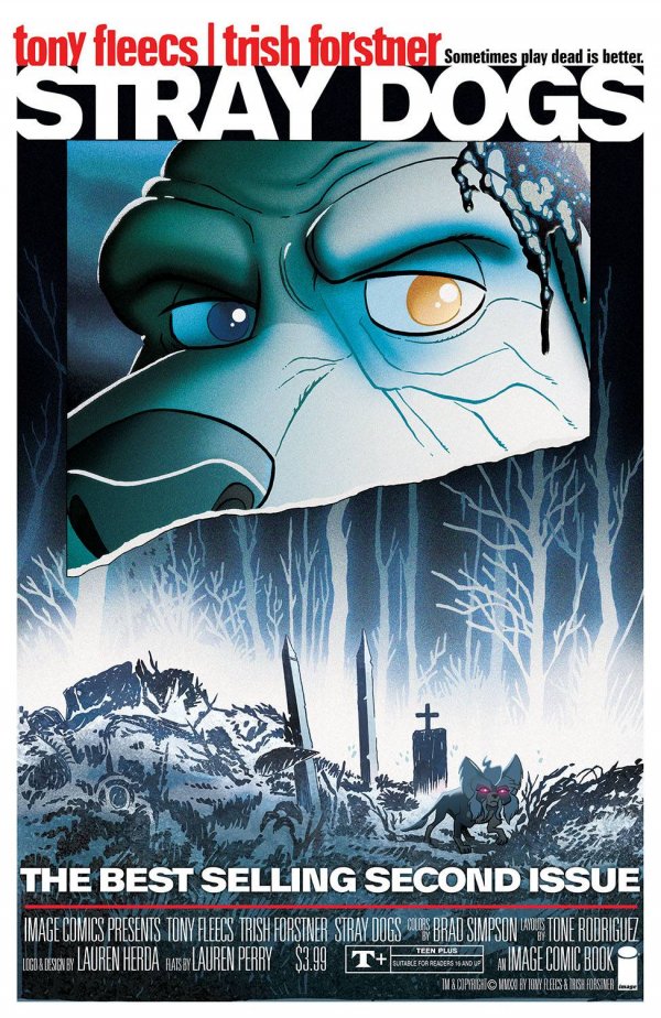 Stray Dogs #2 Cover B Pet Sematary Homage Variant with art by Trish Forstner|Tony Fleecs