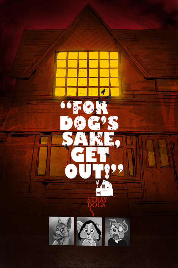 Stray Dogs: Dog Days #2 ECGCE Patreon MJ Hiblen The Amityville Horror Homage Virgin Variant with art by MJ Hiblen
