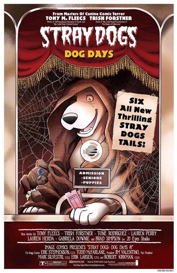 Stray Dogs: Dog Days #1 Cover B Trish Forstner &amp; Tony Fleecs Creepshow Homage Variant with art by Trish Forstner|Tony Fleecs
