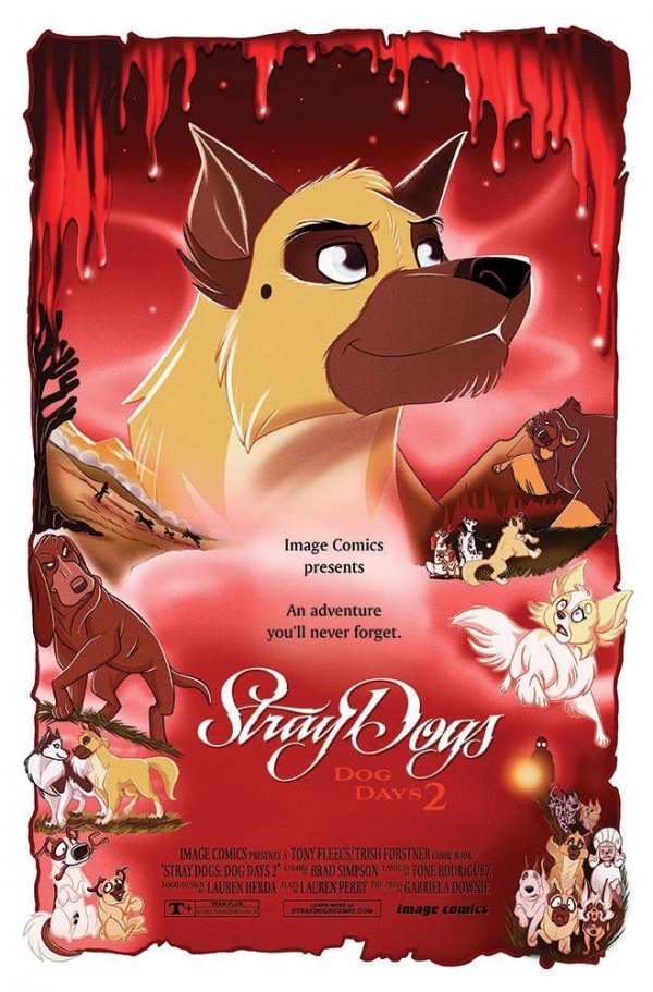 Stray Dogs: Dog Days #2 1:50 Trish Forstner & Tony Fleecs Balto Homage Variant with art by Trish Forstner|Tony Fleecs