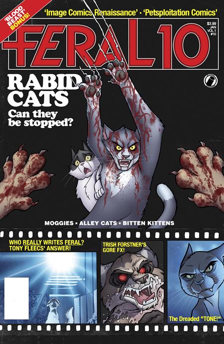 FERAL #10 CVR B FLEECS & FORSTNER FANGORIA HOMAGE VARIANT