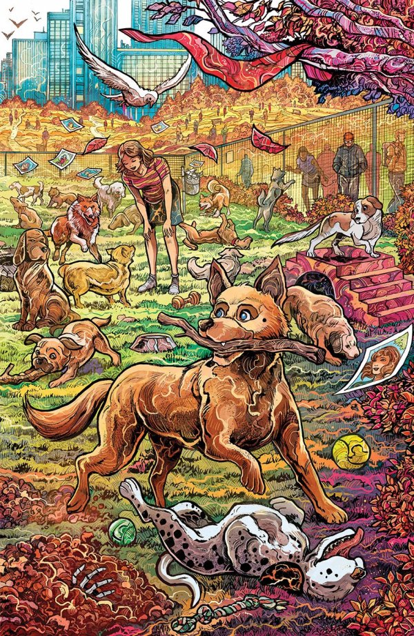 Stray Dogs: Dog Days #2 Carnivore Comics Vincenzo Riccardi Connecting Variant with art by Vincenzo Riccardi