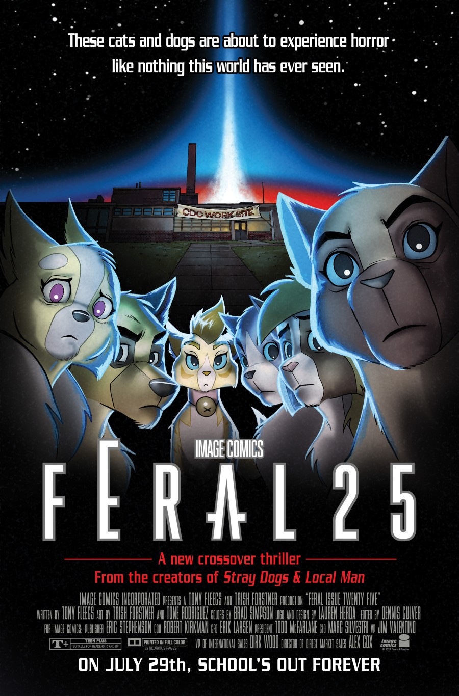 FERAL #25 Cvr B Image Comics 2026 0526IM0300 25B (CA) Rodriguez +Fleecs+Forstner
