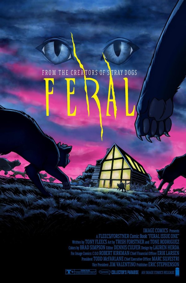 Feral #1 Collector's Paradise Tony Fleecs Sleepwalkers Homage Variant with art by Trish Forstner|Tony Fleecs|Allen Passalaqua