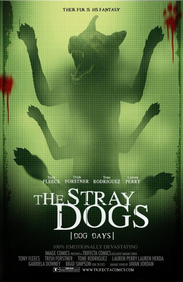 Stray Dogs: Dog Days #1 Trifecta Comics Javan Jordan Human Centipede Homage Variant with art by Javan Jordan