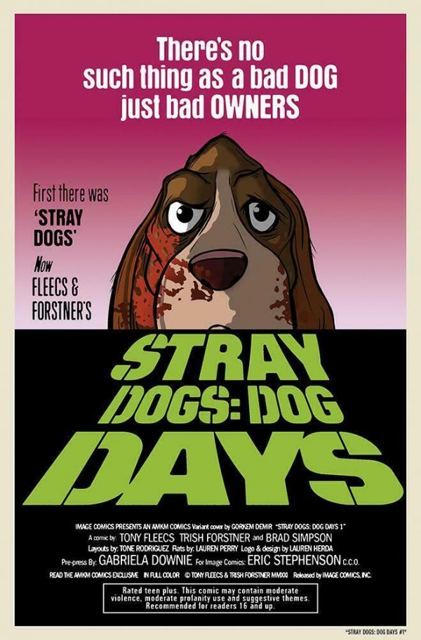 Stray Dogs: Dog Days #1 AMKM Comics Gorkem Demir Dawn of the Dead Homage Variant with art by GÃƒÆ’Ã‚Â¶rkem Demir