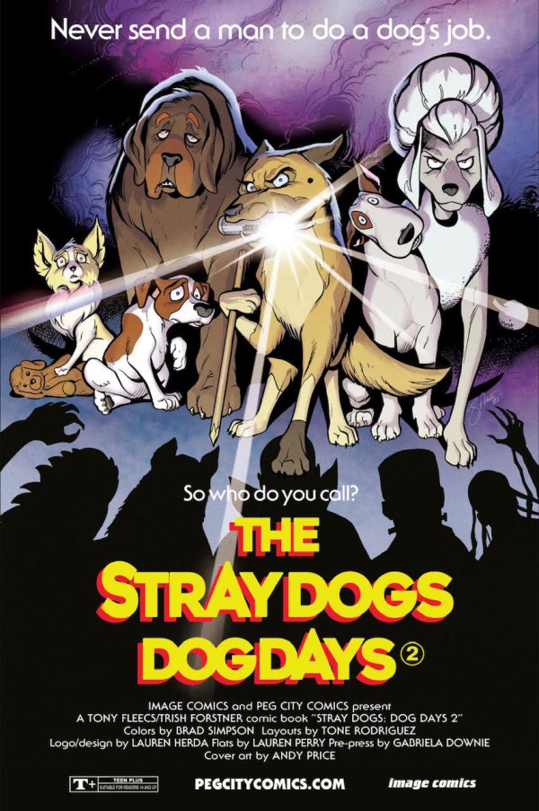 Stray Dogs: Dog Days #2 Peg City Comics Andy Price Monster Squad Homage Variant with art by Andy Price