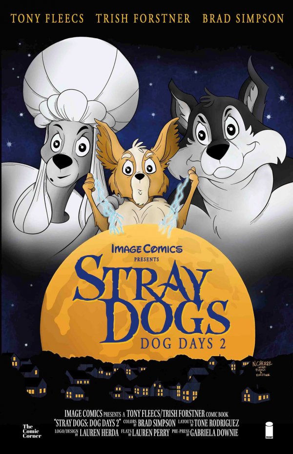 Stray Dogs: Dog Days #2 The Comic Corner Nick Thomas Hocus Pocus Homage Variant with art by Nick Thomas
