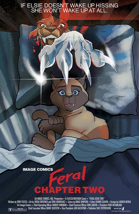 Image Comics Feral (2024) #2 Cover B - Nightmare on Elm Street Variant