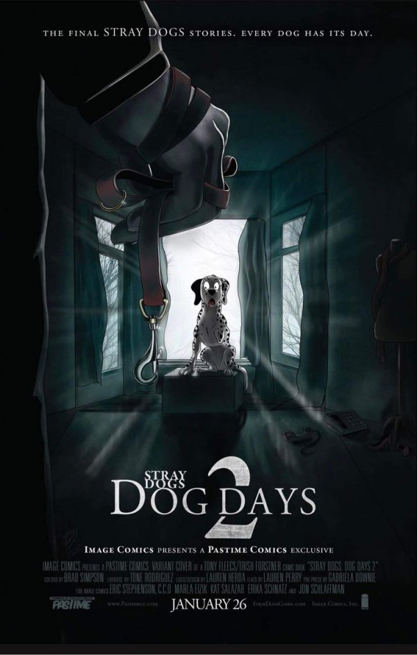 Stray Dogs: Dog Days #2 Pastime Comics DJ Hall Conjuring 2 Homage Variant with art by DJ Hall