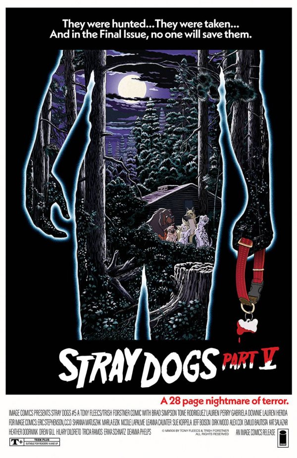 Stray Dogs #5 Cover B Tony Fleecs Friday the 13th Homage Variant with art by Trish Forstner|Tony Fleecs