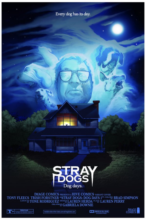 Stray Dogs: Dog Days #1 Hive Comics / Nerd Store Stan Yak Fright Night Homage Variant with art by Stan Yak