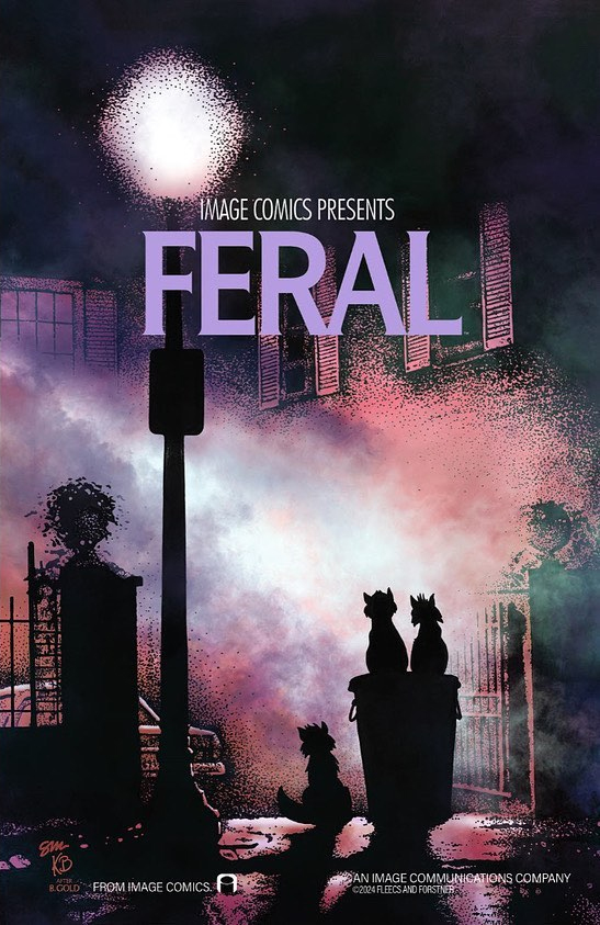 Feral #1 One Stop Shop KingKon Scott McFarland &amp; Ken Berube The Exorcist Homage Variant with art by Ken Berube|Scott McFarland