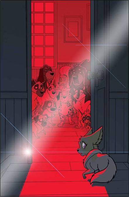 Stray Dogs: Dog Days #1 Dynamic Forces Trish Forstner Metal Virgin Variant with art by Trish Forstner|Tony Fleecs